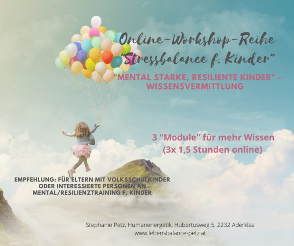Online-Workshop-Reihe Stressbalance f. Kinder