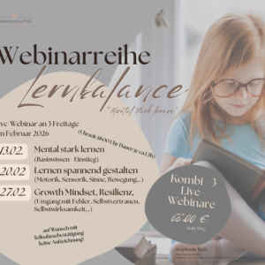 Lernbalance "Mental stark lernen" Webinarreihe